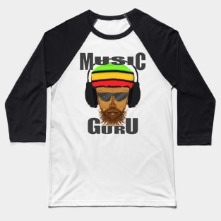 Reggae Music Guru Cool Summer Vibes Baseball T-Shirt